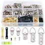 Swpeet 601 pcs Kit de crochets de crochets robustes avec 1 mini dégradé