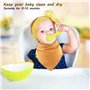 Foydream Bébé Bavoirs, 8 Pièces Naissance Bebe Nouveau Mousseline Bandana Bave Bavoirs pour Unisexe Bébé Filles Garçons Bave et 