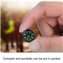 Oumij Boussole 15mm 12pcs Mini Pratique Boussole en Plastique Remplie D'huile de Poche Poids Léger pour la Randonnée Camping Act