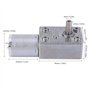 DC 24V 5-150RPM Grand moteur à engrenages à vis sans fin de type micro Moteur de réduction de vitesse DC Moteur de réduction de 