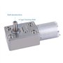 DC 24V 5-150RPM Grand moteur à engrenages à vis sans fin de type micro Moteur de réduction de vitesse DC Moteur de réduction de 