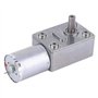 DC 24V 5-150RPM Grand moteur à engrenages à vis sans fin de type micro Moteur de réduction de vitesse DC Moteur de réduction de 