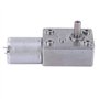 DC 24V 5-150RPM Grand moteur à engrenages à vis sans fin de type micro Moteur de réduction de vitesse DC Moteur de réduction de 