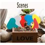 DXIA 180Pcs T-Type Etiquettes en Plastique, Étiquettes de Jardin Imperméable, Plant Markers & Labels, Multicolores Plastique Gar
