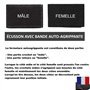 Patch France - 8 x 5 cm - Ecusson Drapeau Militaire Airsoft Garçons et Filles, Drapeau France, Motif en Crochet et Boucle, Patch