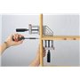wolfcraft 3415405 Pince d'angle à mâchoire rapide à angle droit de 90 degrés, moyenne