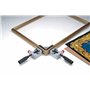 wolfcraft 3415405 Pince d'angle à mâchoire rapide à angle droit de 90 degrés, moyenne