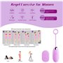 Vibrateur Bullet Télécommande sans fil 10 modes Vibromasseurs feminin stimulation du point G et du clitoris Sex Oeuf Vibrant Sex