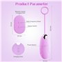 Vibrateur Bullet Télécommande sans fil 10 modes Vibromasseurs feminin stimulation du point G et du clitoris Sex Oeuf Vibrant Sex
