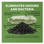 Sacs Purificateurs D’air,4 Pcs (4 x 75g)Éliminateur D'odeurs Naturel,Absorbeur d'odeur,Charbon Actif sans Odeur,Sacs à Charbon A