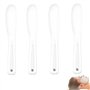 4 Pièces Cosmétique Spatule Plastique