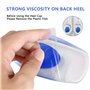 2 Paires Coques Talonnières, Tasses de Talon en Gel, Talonnettes en Gel de Silicone, Coussinets de Talon en Gel, Support de Talo