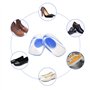 2 Paires Coques Talonnières, Tasses de Talon en Gel, Talonnettes en Gel de Silicone, Coussinets de Talon en Gel, Support de Talo