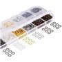 Spydge 973 pièces Fabrication de Bijoux Kit Bijoux Trouvant Outils de Démarrage Kit avec Pinces et Étriers pour Fabrication de B