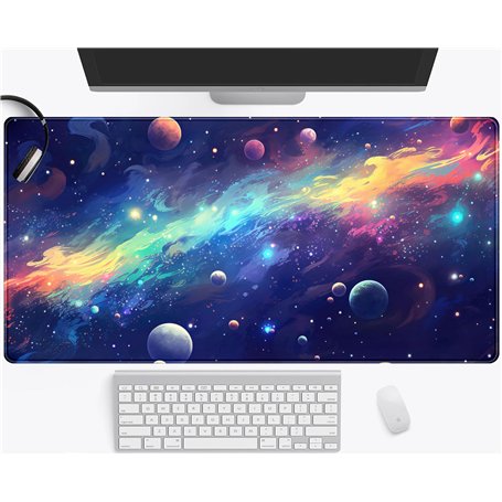 Cute Galaxies Sous-main de bureau esthétique