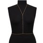 La mode chaîne de corps femme sexy crossover ventre chaîne bikini plage de sable body jewelry chaîne ceinture jupe chaîne de cor