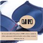 Jiujiutu 2 paires de fermoirs de bikini argentés en métal boucle pour sous-vêtements underwear bra buckle