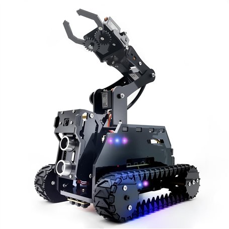 Adeept RaspTank Kit de Voiture Robot Intelligent sans Fil WiFi pour Raspberry Pi 4/3 modèle B+/B