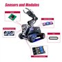 Adeept RaspTank Kit de Voiture Robot Intelligent sans Fil WiFi pour Raspberry Pi 4/3 modèle B+/B, Robot Suivi de réservoir avec 