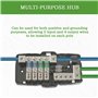 SIGANDG Auto Audio Stéréo Bloc de Fusible de Distribution 4 voies Boîte à Fusibles Distributeur de Fusible Mini ANL Pour avec Lu