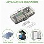 SIGANDG Auto Audio Stéréo Bloc de Fusible de Distribution 4 voies Boîte à Fusibles Distributeur de Fusible Mini ANL Pour avec Lu
