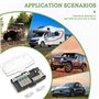 SIGANDG Auto Audio Stéréo Bloc de Fusible de Distribution 4 voies Boîte à Fusibles Distributeur de Fusible Mini ANL Pour avec Lu