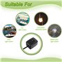 EPLZON 12V SPST Interrupteur à Bascule ON-OFF Forme de Goutte d'eau Interrupteur pour éclairage de voiture interrupteur d'alimen