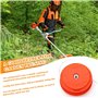 HUAREW Tête de bobine de rechange M10 x 1,25 mm FX-MS152 Tête de coupe débroussailleuse pour débroussailleuse automatique(Orange