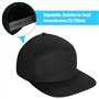 LIOVODE Chapeaux LED avec contrôle par application mobile - Affichage programmé des messages - Casquettes pour homme pour fête d