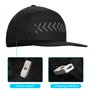 LIOVODE Chapeaux LED avec contrôle par application mobile - Affichage programmé des messages - Casquettes pour homme pour fête d