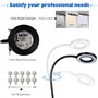 Avec 5 Bras Flexible secourable Pince clip réglable Loupe 3X et LED à 3 modes