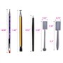 Double Tête Fleur Design Nail Aimant Stylo et Fort Aimant Stylo Pointillé Pins