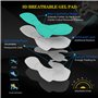 MEETWEE Cyclisme Pantalons Homme, Respirant 3D Gel Silicone Long Bike Compression Leggings Cycliste Pantalon de Vélo Pantalon (N
