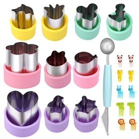 21Pcs Emporte-pièce Légumes