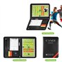 Entraîneur de Football Magnétique Stratégie Panneau kit Entrainement Football avec Marq