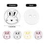 bouton en résine colorée pour bébé Enfants Cardigans à Tricoter Boutons de couture ronds en plastiqu