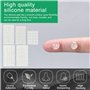 QINERSAW 404 PCS Amortisseur Porte Placard Caoutchouc Tampon Porte Transparent en Caoutchouc Transparente Pieds Adhésifs Patin S
