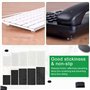 QINERSAW 404 PCS Amortisseur Porte Placard Caoutchouc Tampon Porte Transparent en Caoutchouc Transparente Pieds Adhésifs Patin S