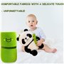 Peluche Panda, 26cm Peluche Panda avec Bambou, Panda Jouet en Peluche, Panda Oreiller en Peluche Poupée, Poilue Panda Jouets en 
