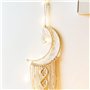 WANGCL Lot de 8 anneaux en métal macramé en forme de demi-lune pour loisirs créatifs (4 tailles)