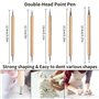 Outils de Sculpture,27PCS Outil de Poterie Outils de Modelage Argile Poterie Modelage Poterie d'argile Sculpture pour Potier, la