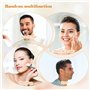 6 Serre Tete Homme Femme, Bandeaux Ondulés Élastique Antidérapant, Serre Tete en Métal, Sport Bandeau Cheveux Unisexe Noir
