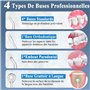 SURFOU Jet Dentaire Hydropulseur Professionnel Water Flosser for Teeth, Détartreur Hydropulseurs Et Irrigateurs Nettoyage Dents 