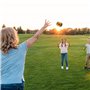 5 Pièces Sacs de Balle Drôles Kickball Multicolore Tissé Kick Balls Tricoté Doux pour Enfants et Débutants