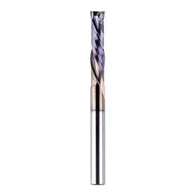 SpeTool Fraise à rainurer hélicoïdale 6 mm Tige Compression 32 mm Longueur de coupe Fraise en spirale Fraise à rainurer CNC Frai
