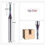 SpeTool Fraise à rainurer en spirale 8 mm Tige Upcut 4 mm Diamètre de coupe 20 mm Fraise CNC pour défonceuse Fraise en spirale a