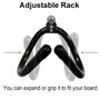 Pmsanzay Lot de 2 supports muraux universels pour skateboard, horizontalement/verticalement, s'adapte à presque toutes les planc