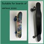 Pmsanzay Lot de 2 supports muraux universels pour skateboard, horizontalement/verticalement, s'adapte à presque toutes les planc