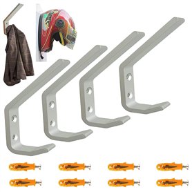 pmsanzay Lot de 4 supports de casque de moto