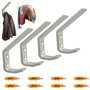 pmsanzay Lot de 4 supports de casque de moto